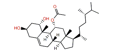 (24S)-24-Methylcholest-5-en-1a,3b,11a-triol 11-acetate